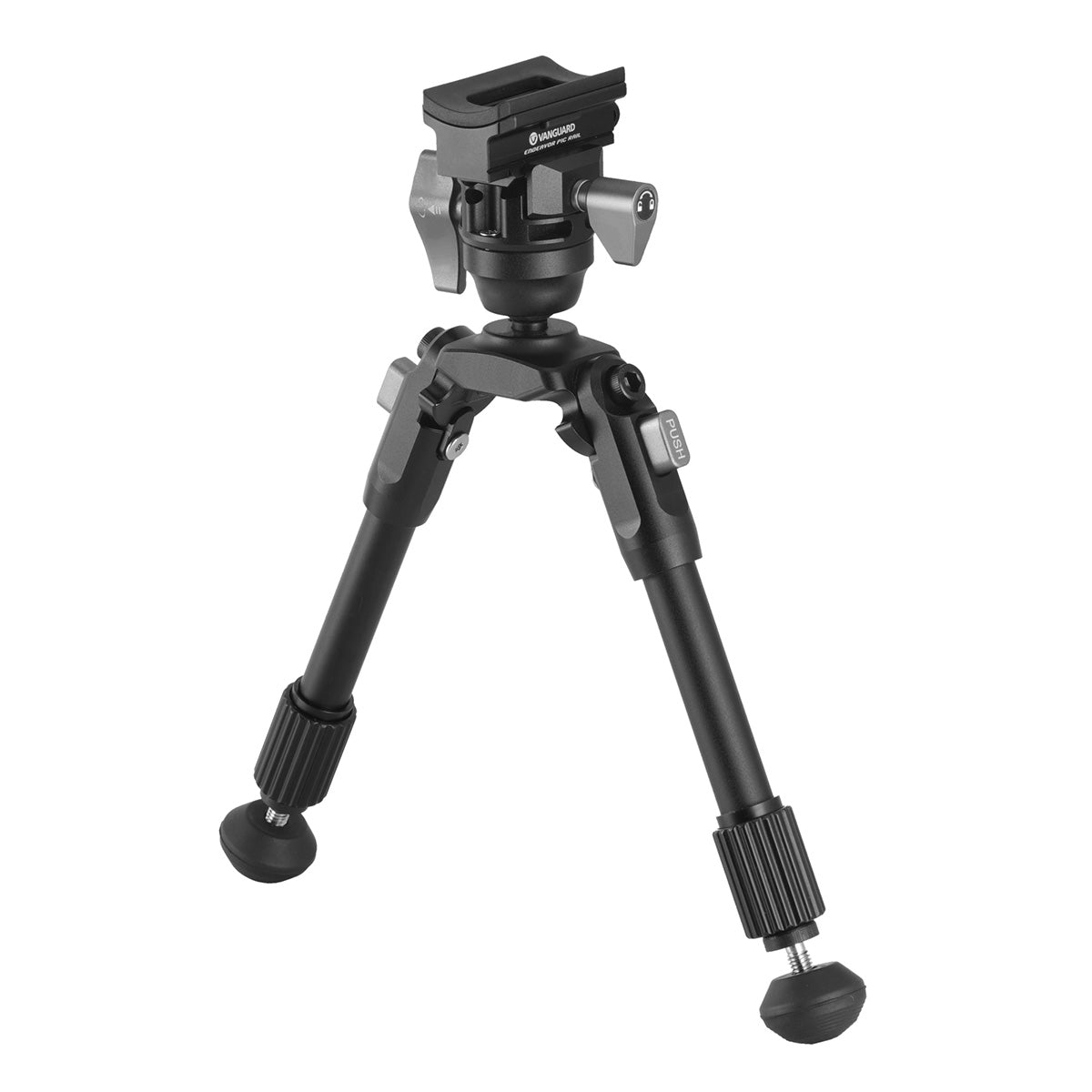 Vanguard EQ-PRECISION 1QSA Aluminium Gun Bipod with Ball Head & Pic Rail Mount β Ideal for Hunting and Target Shooting - Height:-22-27cm