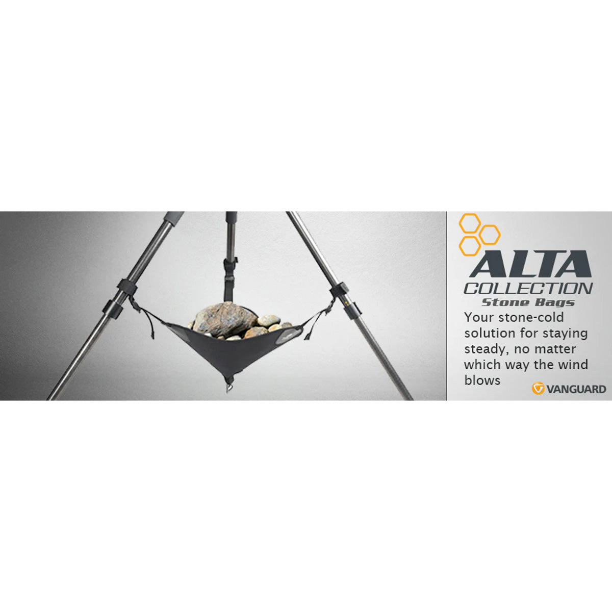 Vanguard ALTA SBM Tripod Stabilising Stone Holding System Compatible